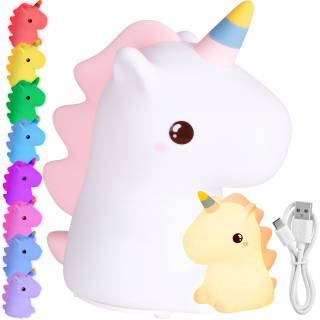 Gockowiak biela nočná lampa